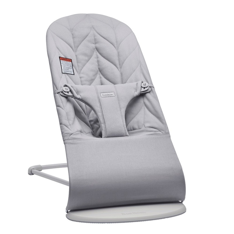 Baby Bjorn Bouncer Bliss Cotton Petal Quilt (Light Grey/Light Grey Frame)