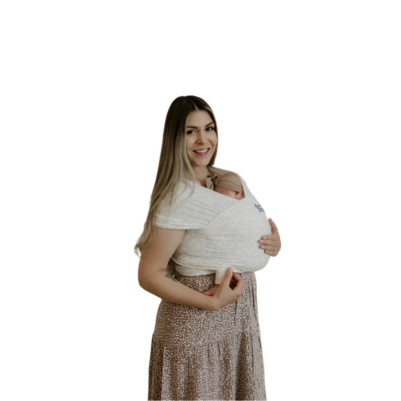 Beluga Baby Wrap (Alba Mae – Beige Floral)
