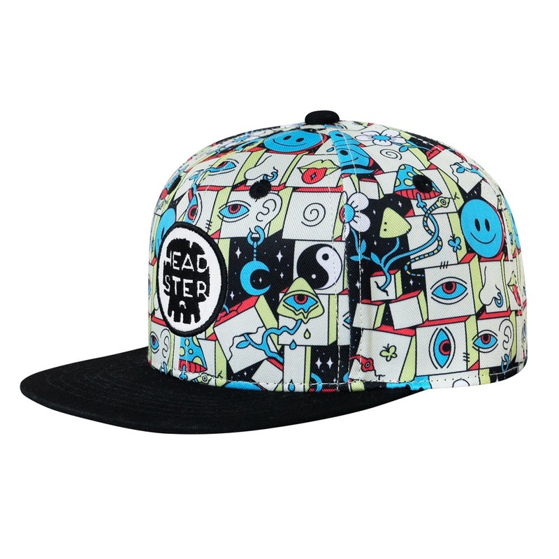 Headster Kids Block Party Black Snapback Cap