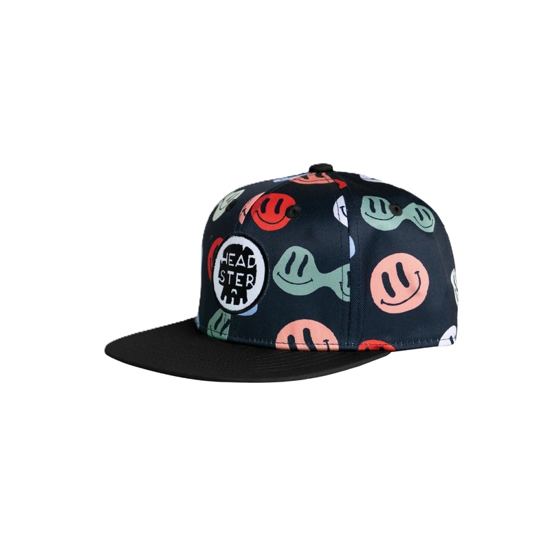 Headster Kids Peppy Black Snapback Cap