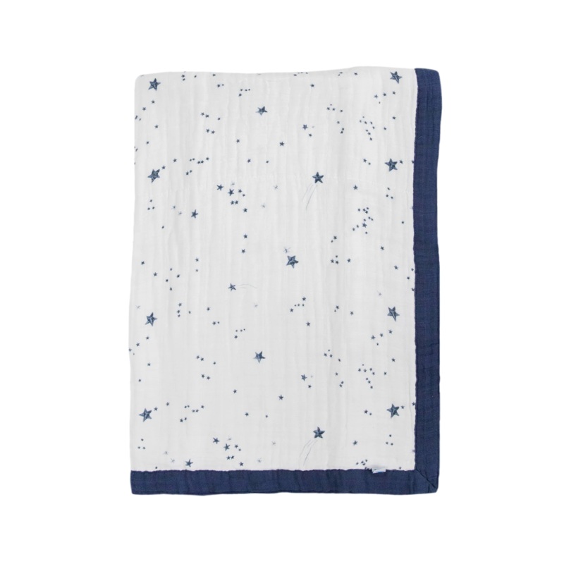 Little Unicorn Cotton Muslin Baby Quilt (Shooting Stars)