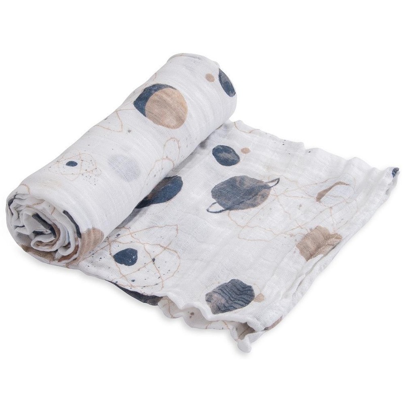 Little Unicorn Cotton Muslin Single Swaddle (Planetary)