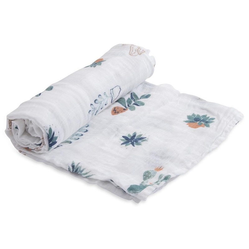 Little Unicorn Cotton Muslin Single Swaddle (Prickle Pots)