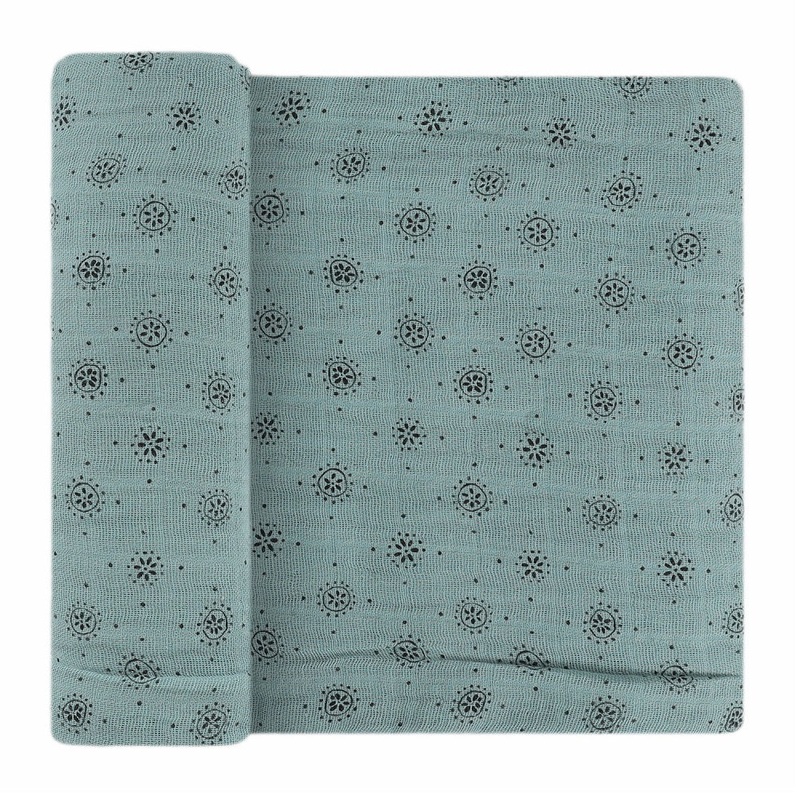 Little Unicorn Cotton Muslin Single Swaddle (Wallflower)