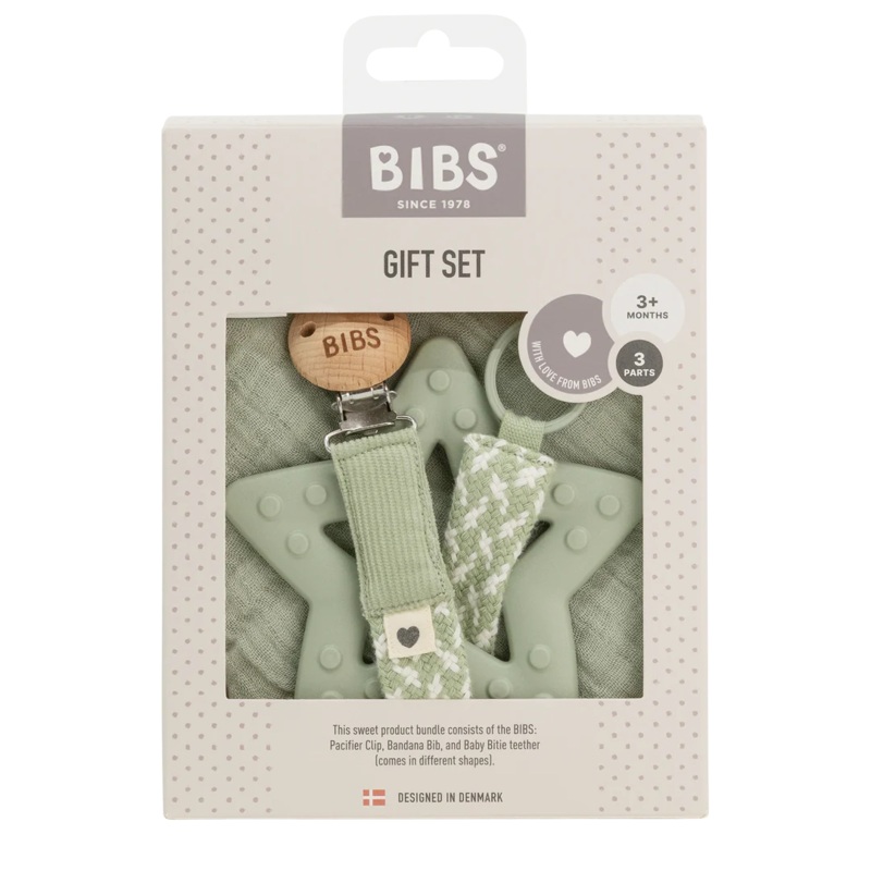 BIBS My First 6 Months Gift Set (Sage)