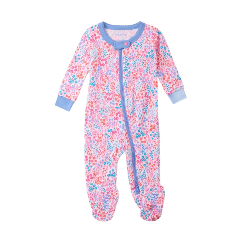 Hatley Footed Coverall (Ditsy Floral)