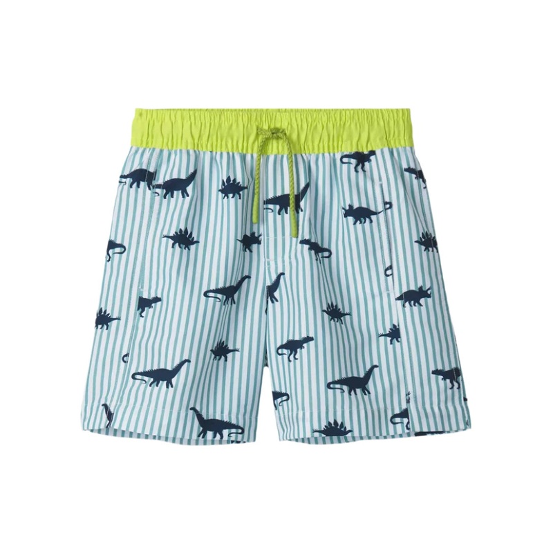 Hatley Swim Trunks (Dino Stripes)