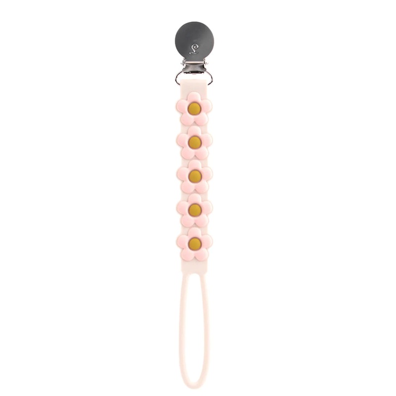 LouLou LOLLIPOP Beadless Pacifier Clip (Daisy Cream)