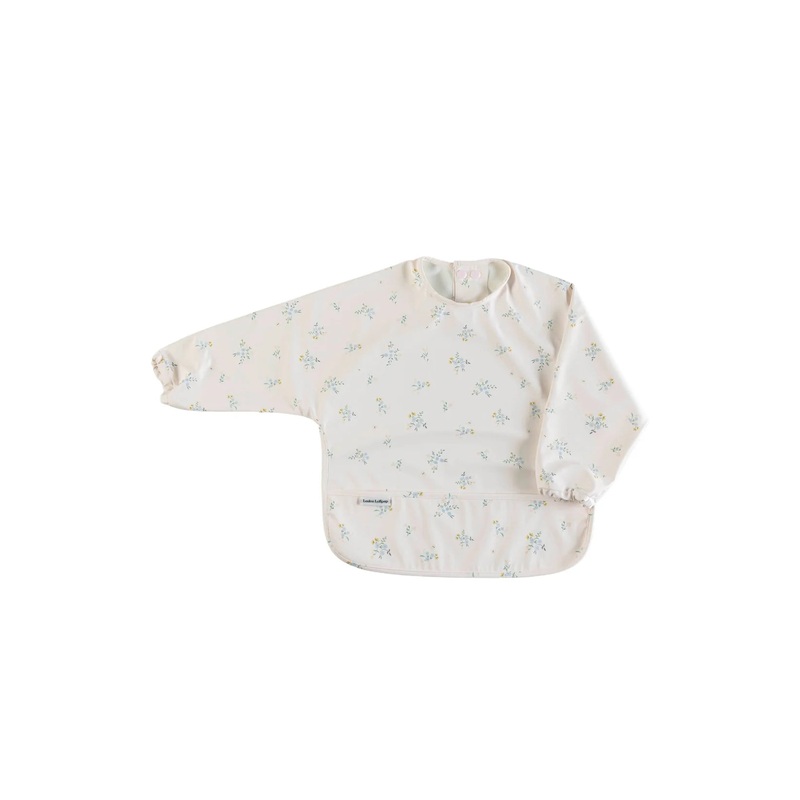 LouLou LOLLIPOP Long Sleeve Bib (Ditsy Floral)