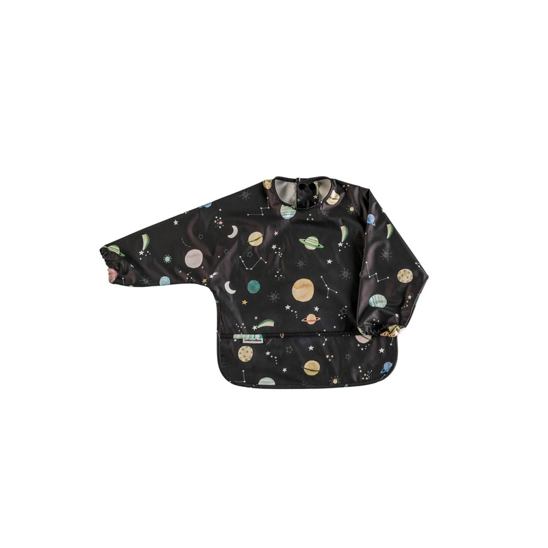 LouLou LOLLIPOP Long Sleeve Bib (Planets)