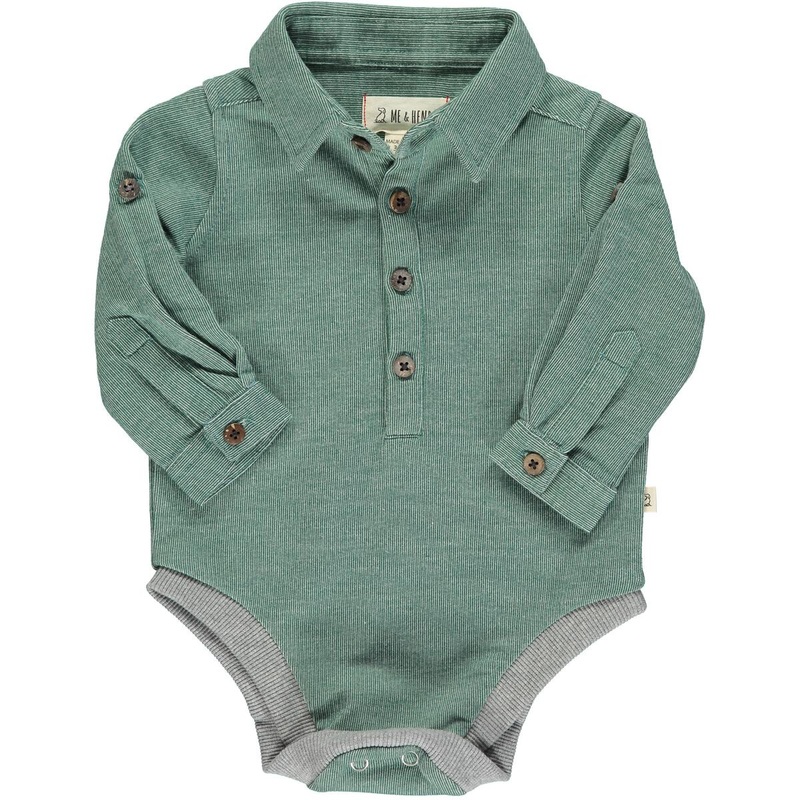 Me & Henry Ripley Jersey Onesie (Green)