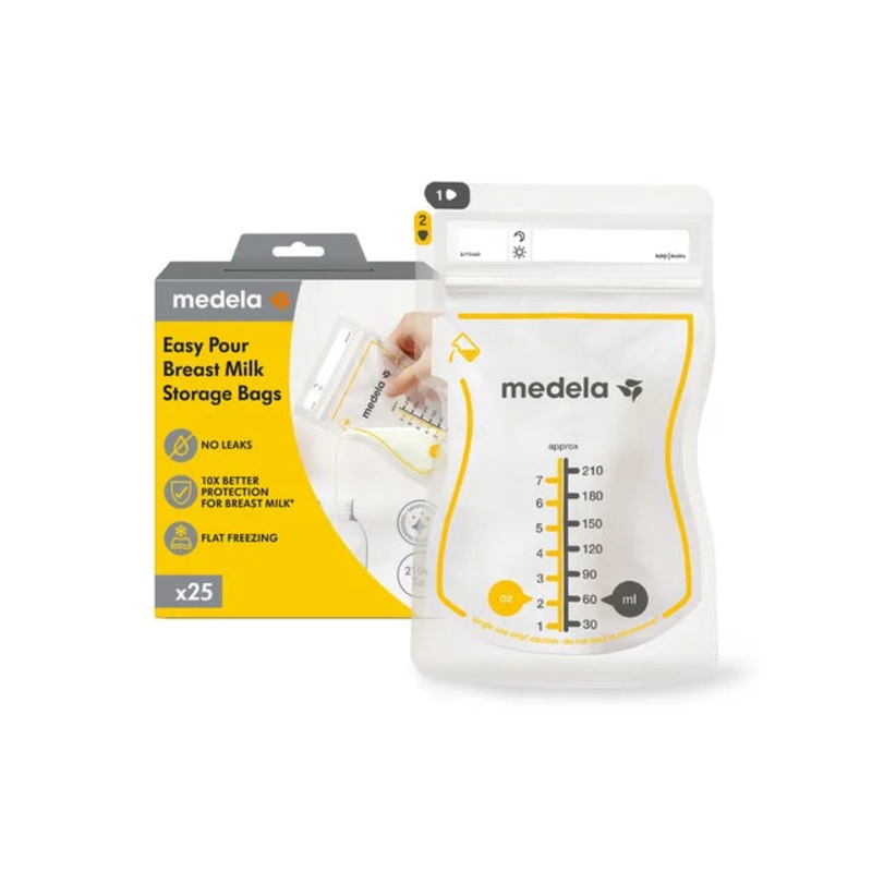 Medela Easy Pour Breast Milk Storage Bags (50 ct)