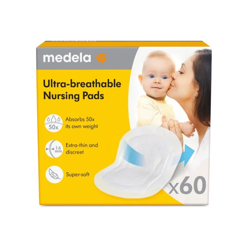 Medela Ultra-breathable Nursing Pads (60ct)