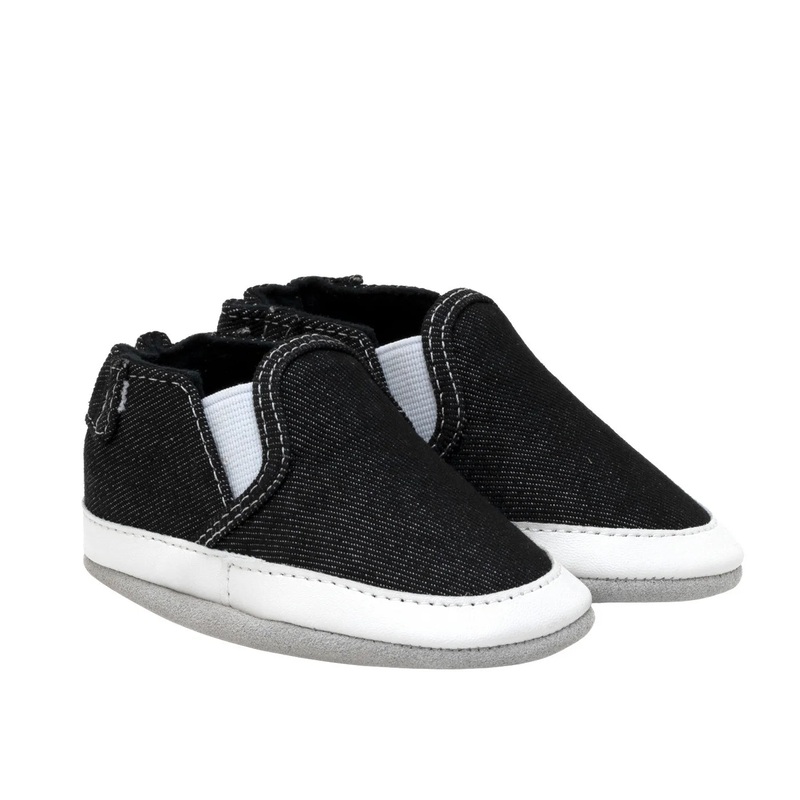 Robeez Soft Soles (Liam Denim Black)