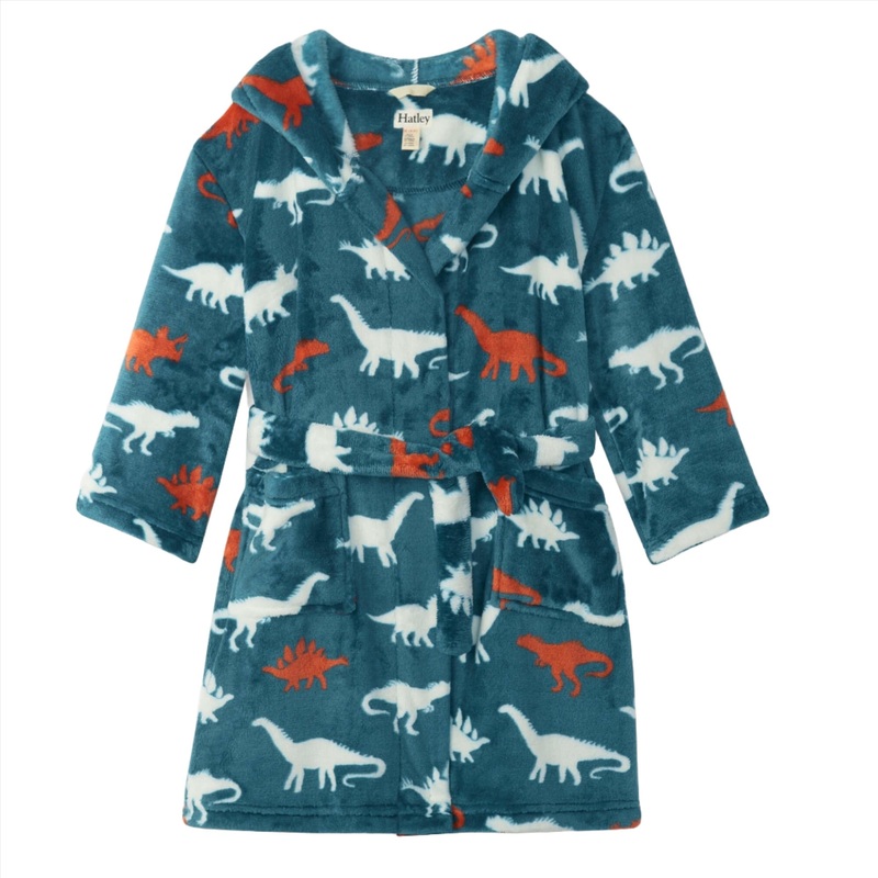 Hatley Fleece Robe (Dino Silhouettes)