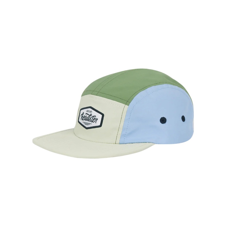 Headster Kids Runner Nylon Five Panel (Pale Beige)