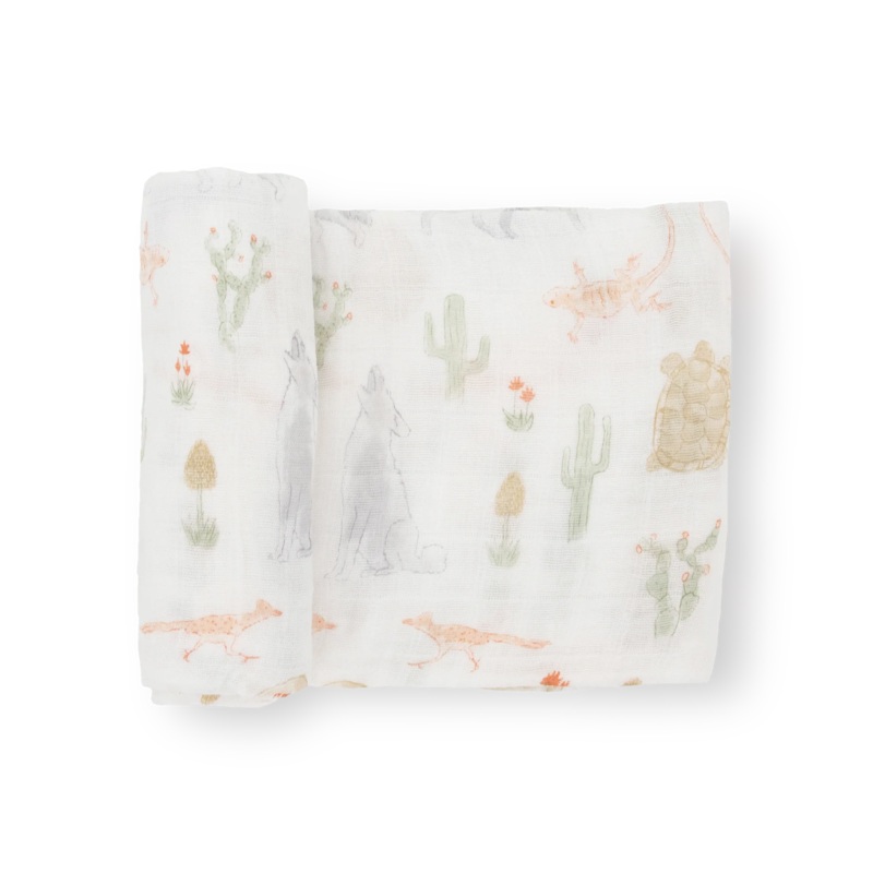 Little Unicorn Cotton Muslin Single Swaddle (Desert Night)