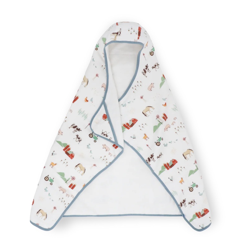 Little Unicorn Toddler Hooded Towel (Farmyard)