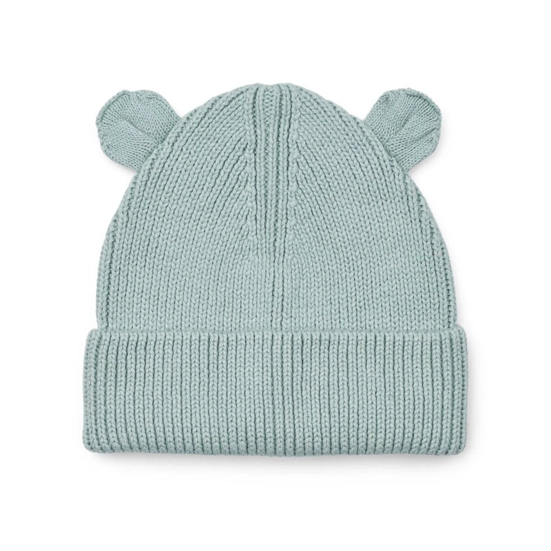 Beanie with Ears, Gina – Ice Blue