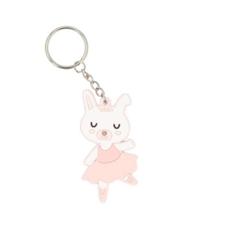 Keychain (Name/ Class/ Phone) – Ballet Bunny
