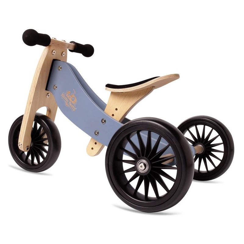 Kinderfeets Tiny Tot PLUS 2-in-1 Bike (Slate Blue)