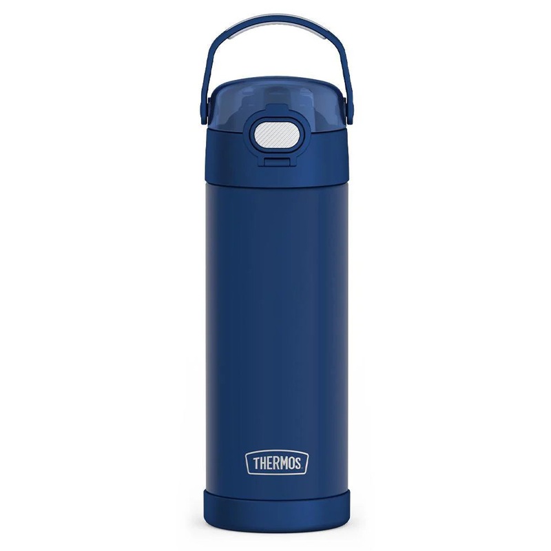 Thermos FUNtainer Stainless Steel Water Bottle with Spout 16oz (Dark Navy)