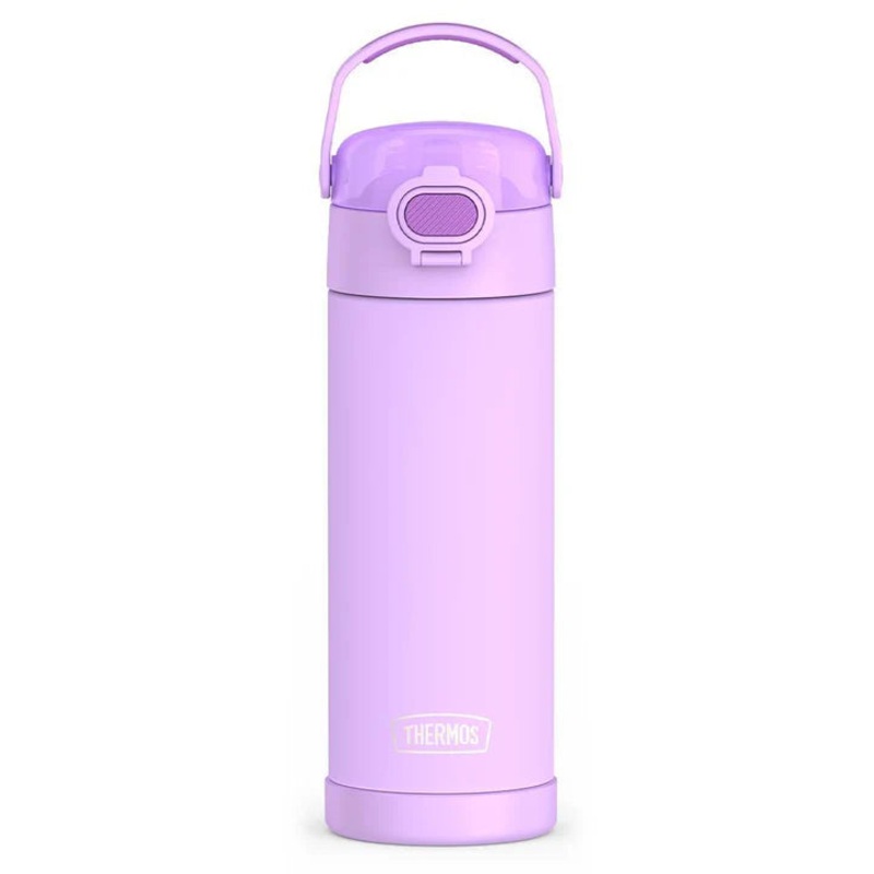 Thermos FUNtainer Stainless Steel Water Bottle with Spout 16oz (Neon Purple)