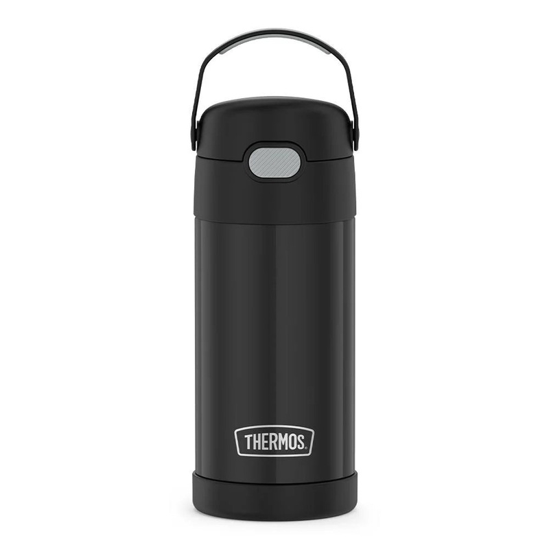Thermos FUNtainer Water Bottle 12oz (Matte Black)