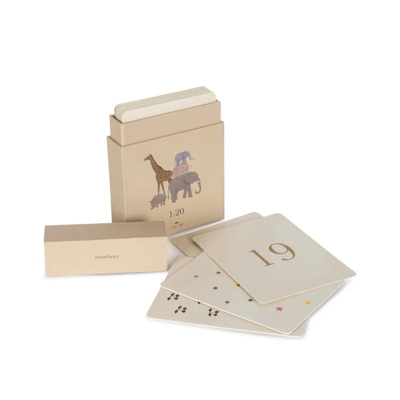 Learning Cards, Cardboard – Numbers (1-20)