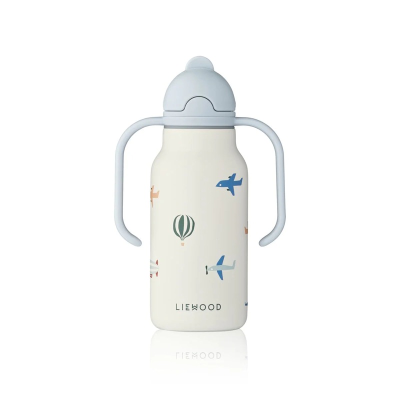 Kimmie Thermal Water Bottle, 250ml – Aviator/ Ecru