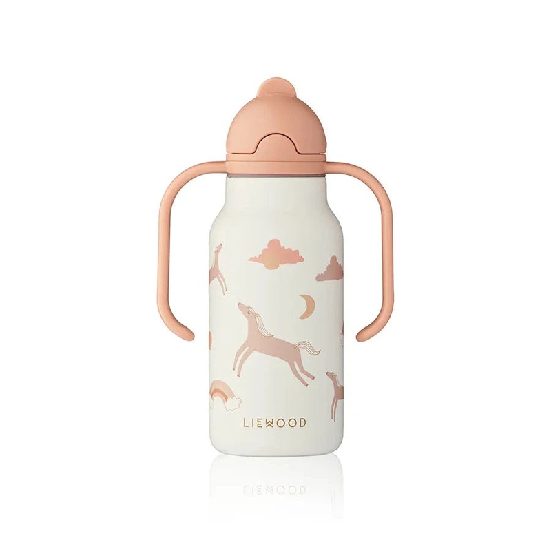 Kimmie Thermal Water Bottle, 250ml – Unicorn Dream/ Ecru
