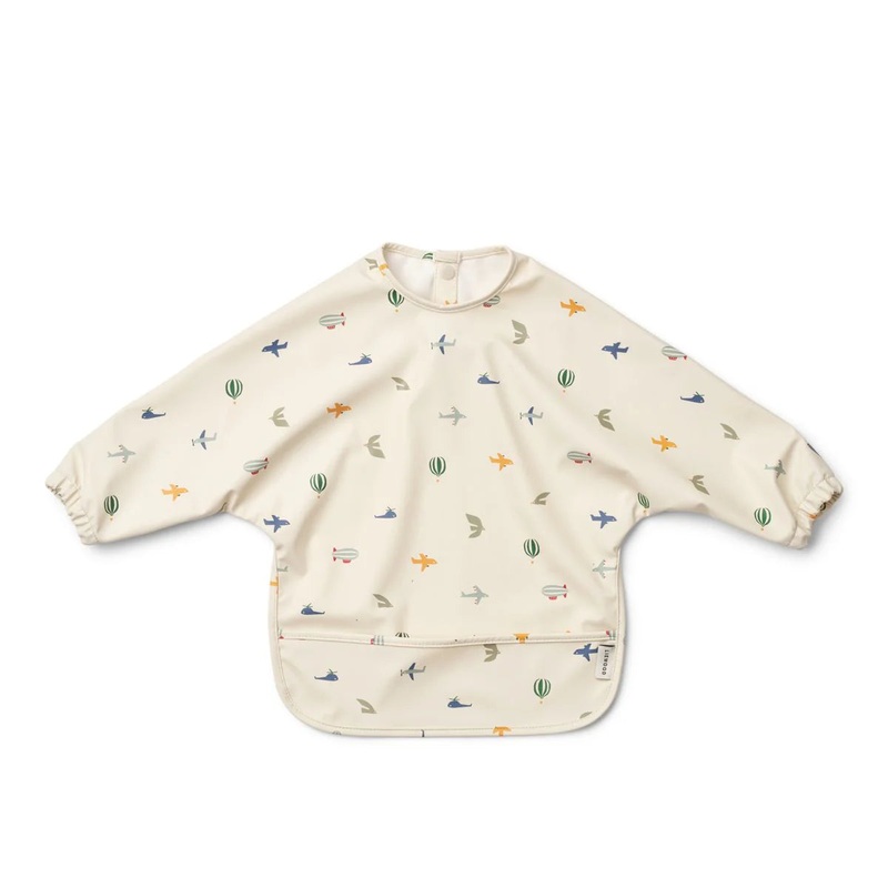 Bib, Long-Sleeves – Aviator/ Ecru