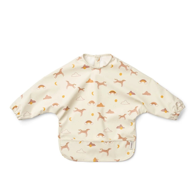 Bib, Long-Sleeves – Dream/ Ecru