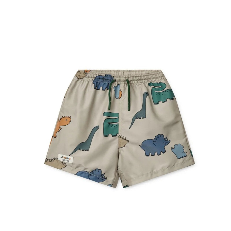 Duke Print Board Shorts – Dinosaurs/ Mist