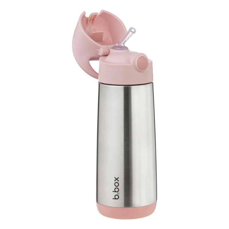 Straw Bottle 500ml, Insulated – Blush Crush