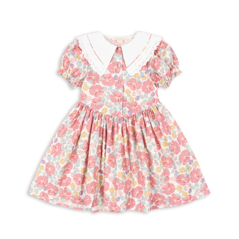 Coeur Collar Dress Gots – Fleur Anglaise