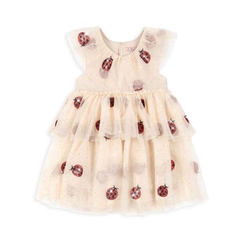 Fayette Dress – Ladybug Glitter