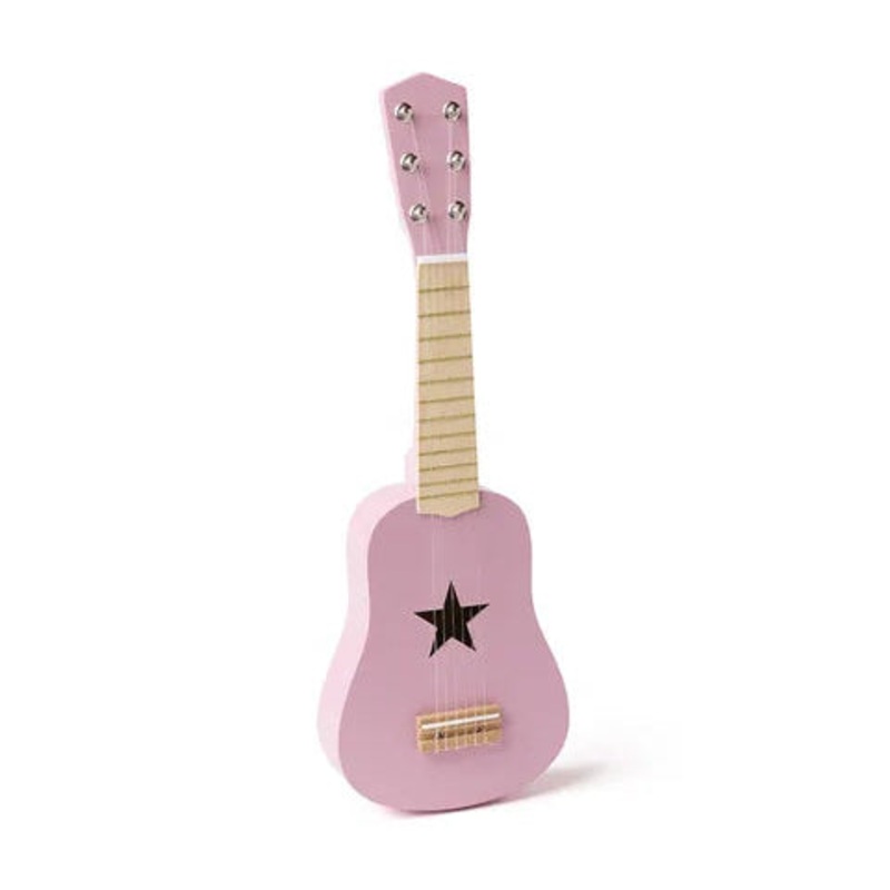 Guitar, Wooden – Dark Pink