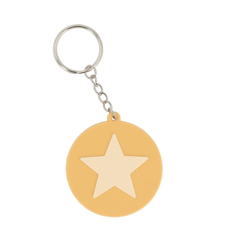 Keychain (Name/ Class/ Phone) – Mustard Star