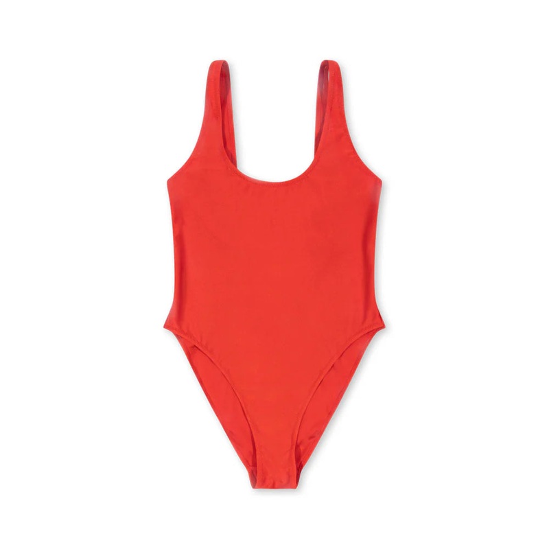 Pam Mommy Swimsuit- Fiery Red