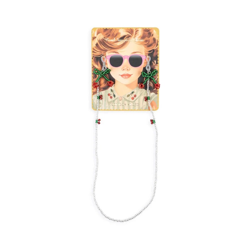 Sunglasses Bead Chain Cherry