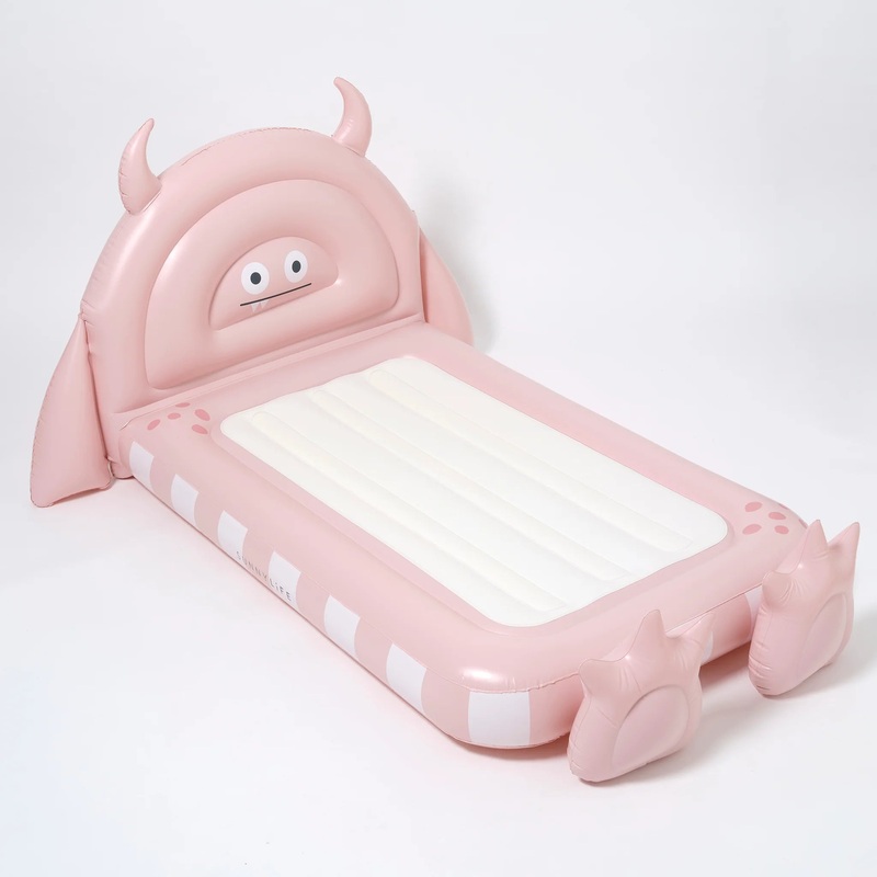 Kids Sleepover Bed- Monster Pink