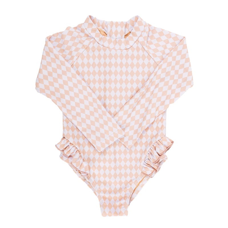Swimsuit Long-Sleeves, Ariella – Speckled Diamond