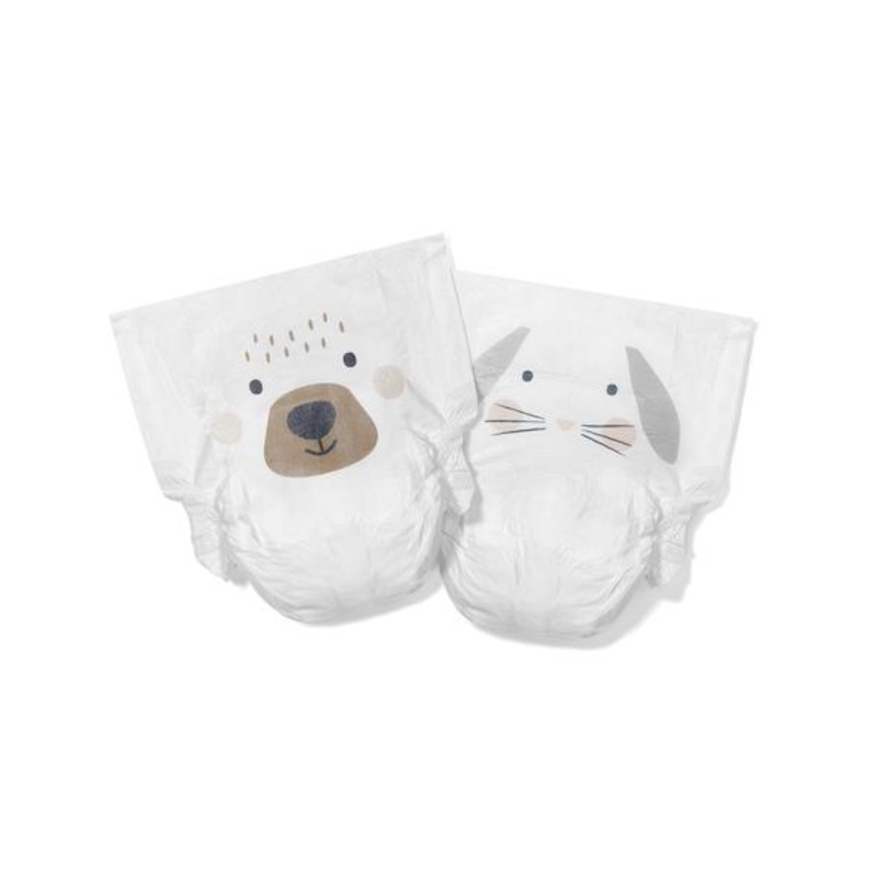 Kit & Kin Eco Nappies, Size 3 Rabbit & Bear  6-10kg (32 pack)