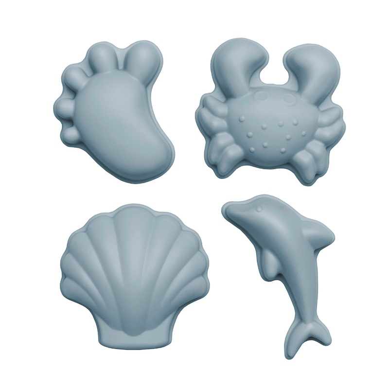 Sand Moulds 4-Pack – Duck Egg Blue