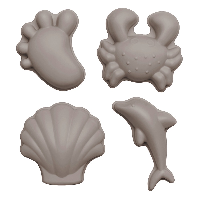 Sand Moulds 4-Pack – Warm Grey