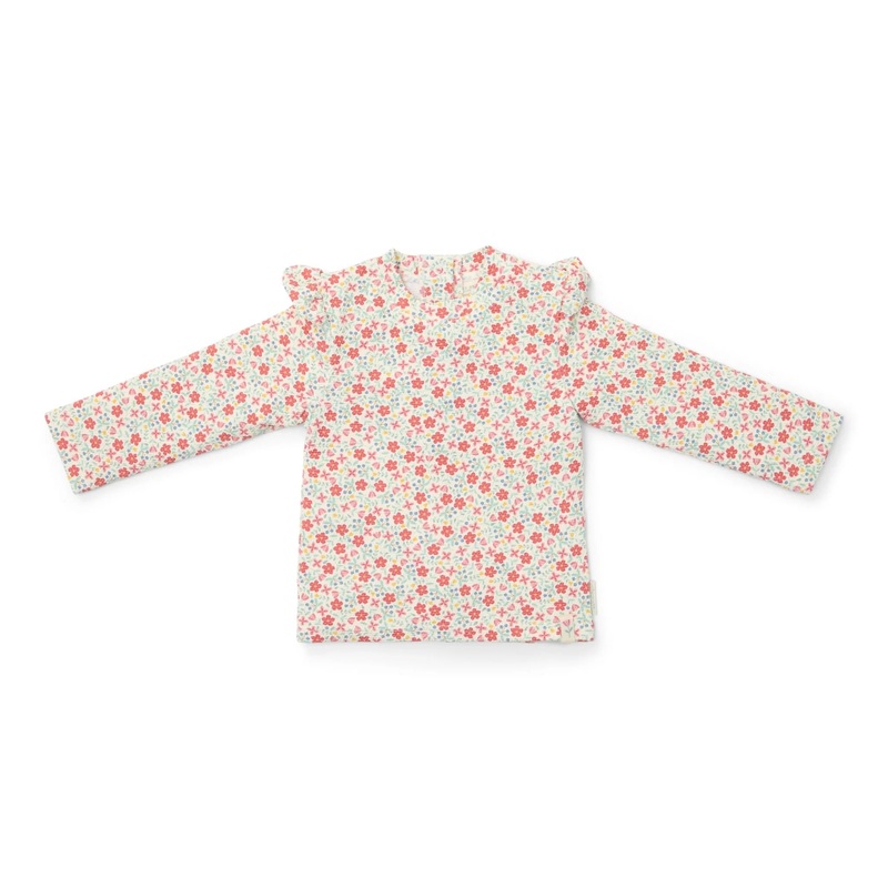 Swim T-Shirt, Long Sleeves – Sunny Flowers Multi