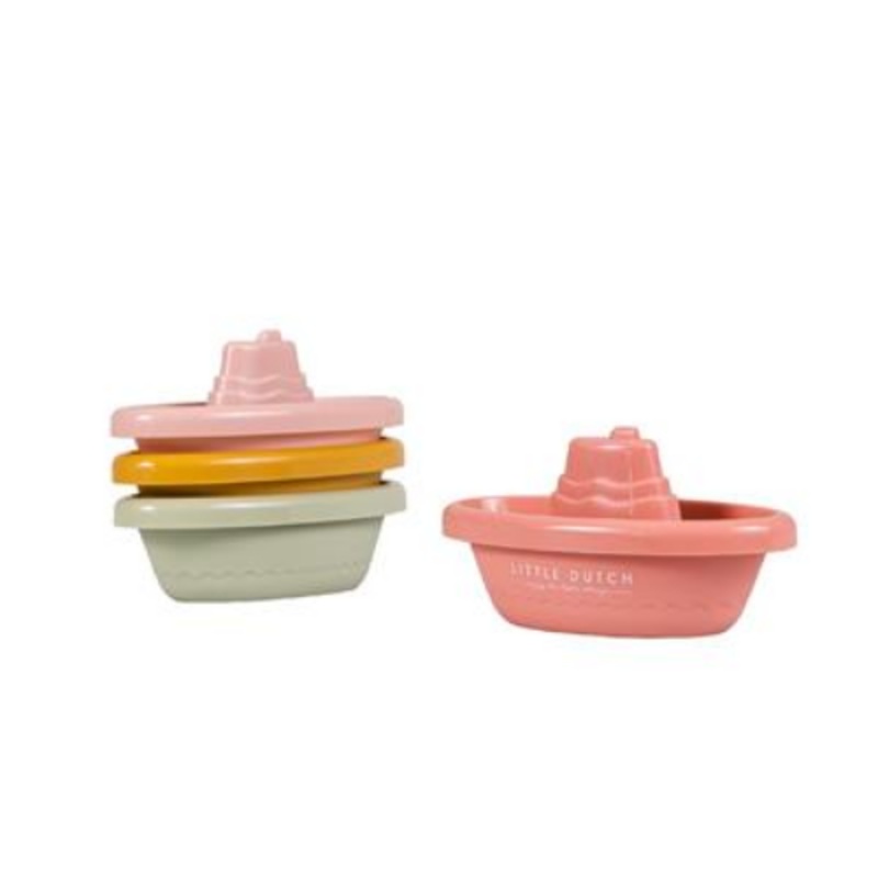 Bath Boats, Stackable – Pink