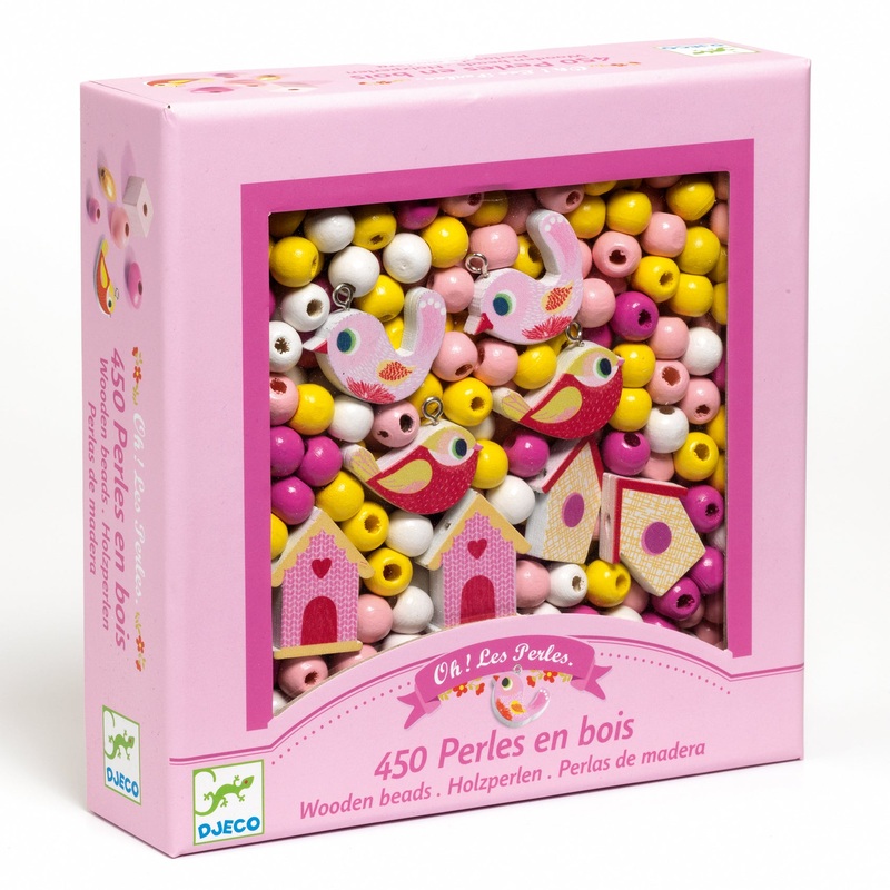 Craft Wooden Beads (450 Beads) to Create Jewellery – Birds