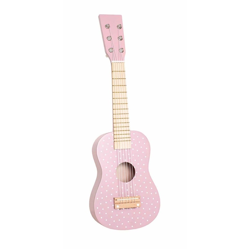 Guitar, Dots – Pink